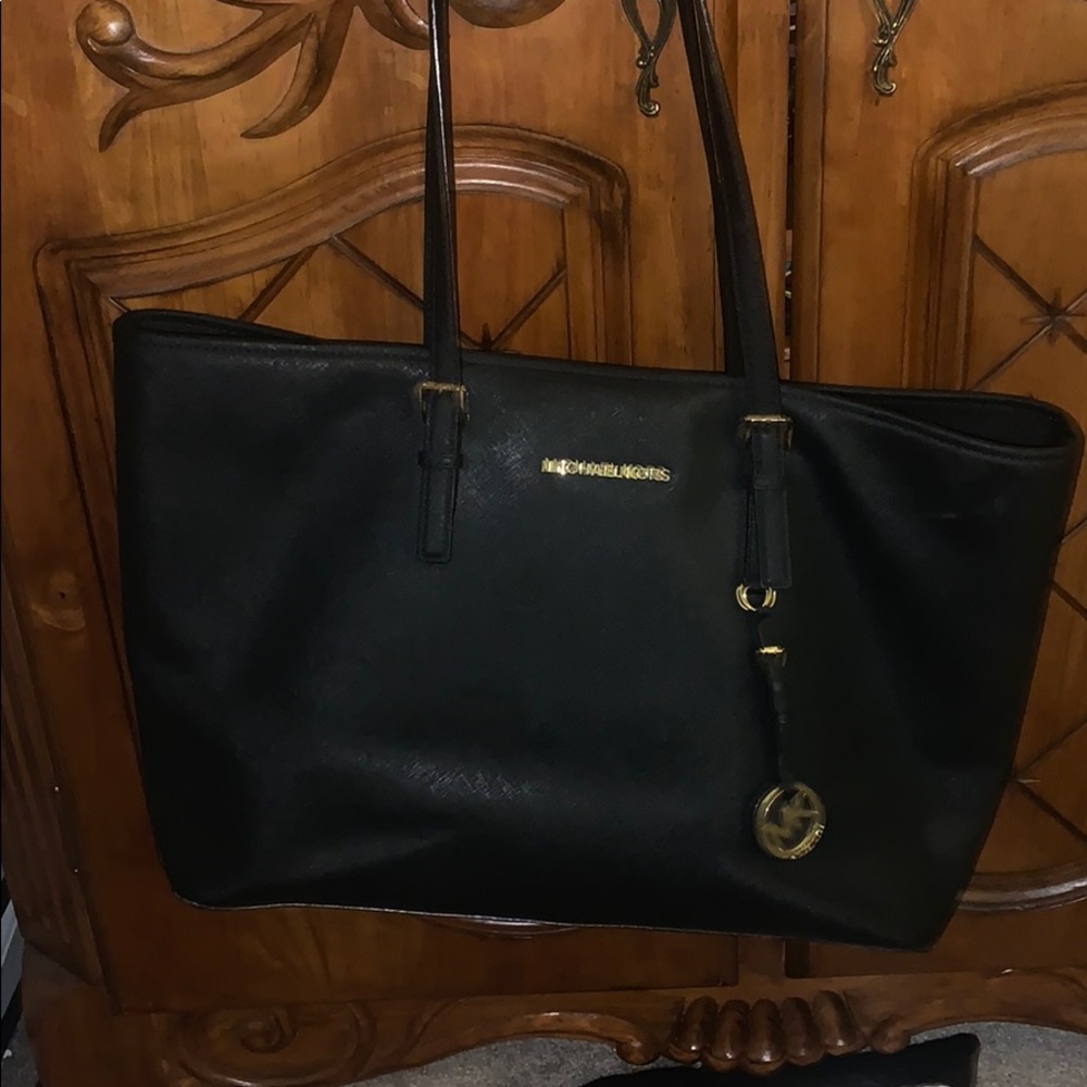 Michael Kors Black Jet Setter Tote